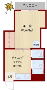 パレス要町【2階】の間取り
