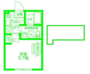 スイング西谷【2階】の間取り