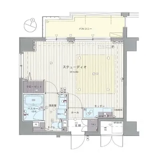 ラル加治屋町【4階】の間取り