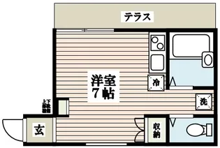 クリオス【1階】の間取り