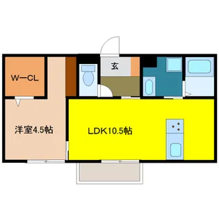 モアK【2階】の間取り