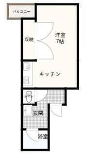 大山パールマンション【2階】の間取り