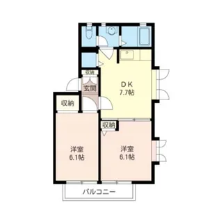 サンライフ C【2階】の間取り
