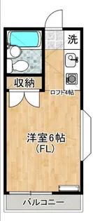 コア溝ノ口I【2階】の間取り