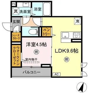 レーヴ・ウェル松代【3階】の間取り