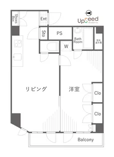御苑ハイム【5階】の間取り
