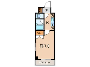 リバーシティ新城【3階】の間取り
