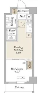 KDXレジデンス梅島【6階】の間取り