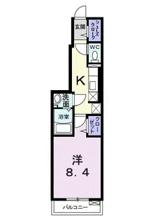 エム・クアトロ【1階】の間取り
