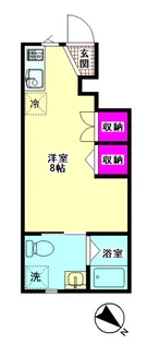 ブライトテラス南馬込【1階】の間取り