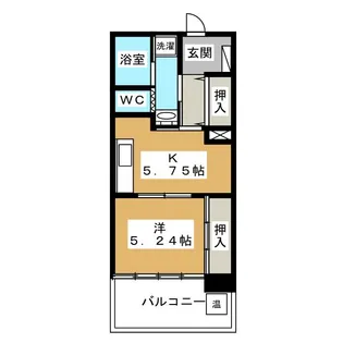 メディカル権堂1【4階】の間取り