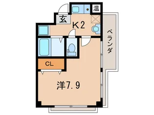 アネックス東塚口【1階】の間取り