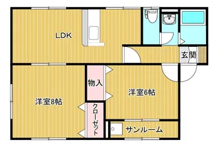 ミッレ・エスターテ【1階】の間取り