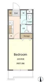 中目黒ドーム【2階】の間取り