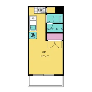 サンハイム西落合【4階】の間取り