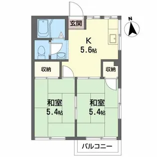 エクセルハイツ【2階】の間取り