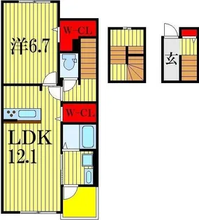コルージャ【3階】の間取り