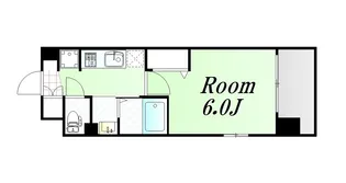 Luxe東三国west【4階】の間取り