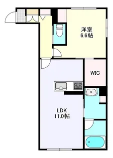 シンシアコートB【1階】の間取り