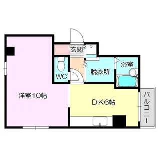 新大阪KIDビル【6階】の間取り