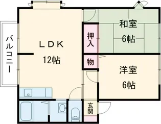 サンライフ蓮池I【2階】の間取り