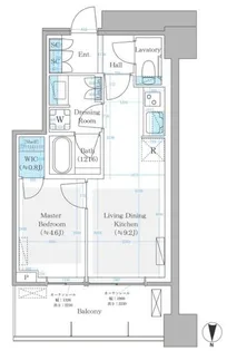 パークシティ中野 ザ タワー ブリーズ【7階】の間取り