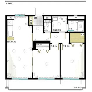 マイライフ【2階】の間取り