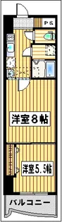 ロイヤル渡辺通【12階】の間取り