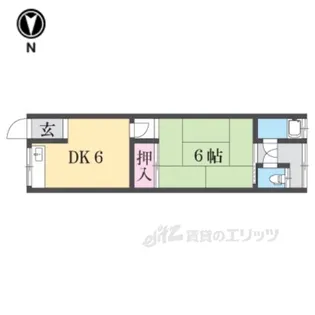 新家ハイツ【2階】の間取り