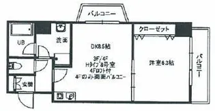 アシェンダ【4階】の間取り