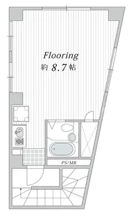 方圓館【4階】の間取り