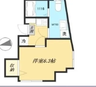 Cachette早稲田の杜【2階】の間取り