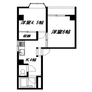 オーシャン平野【2階】の間取り