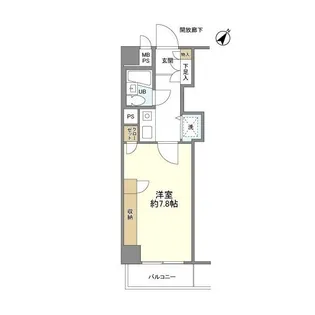 ダイアパレス浅草第2【2階】の間取り