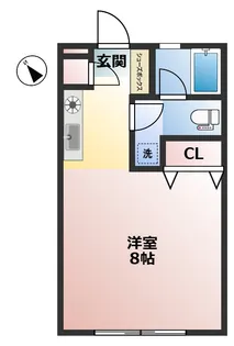 コーポジュン【1階】の間取り