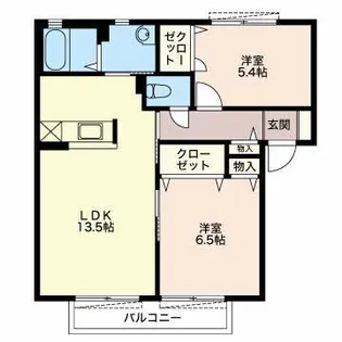 ルミエールZEN【2階】の間取り