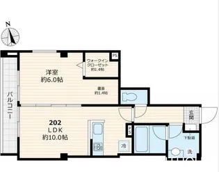 メイソンズガーデン【2階】の間取り