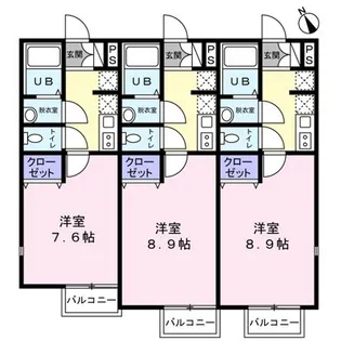 Iris【1階】の間取り
