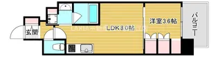 ソルレヴェンテ北堀江Q【6階】の間取り