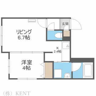Harness宮の沢【2階】の間取り