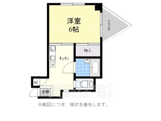 YMスクゥエアー【4階】の間取り
