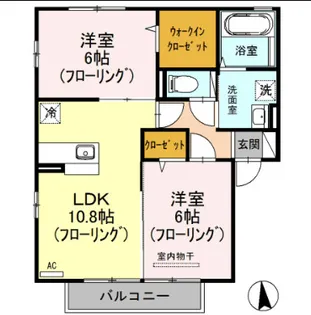 ソレイユ【2階】の間取り