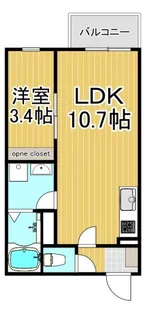 リブレメゾン東鳴尾1【2階】の間取り