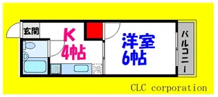 グランドール川秋【2階】の間取り