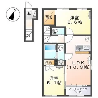 ソラーナ【2階】の間取り