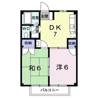 ドマーニA【1階】の間取り