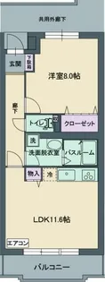 グリーングラスN【2階】の間取り