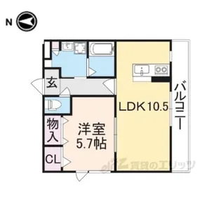 結充ImmeubleB館【3階】の間取り