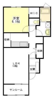 ラフレシール【1階】の間取り