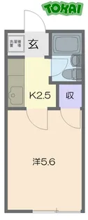 メゾンドフルールI【2階】の間取り